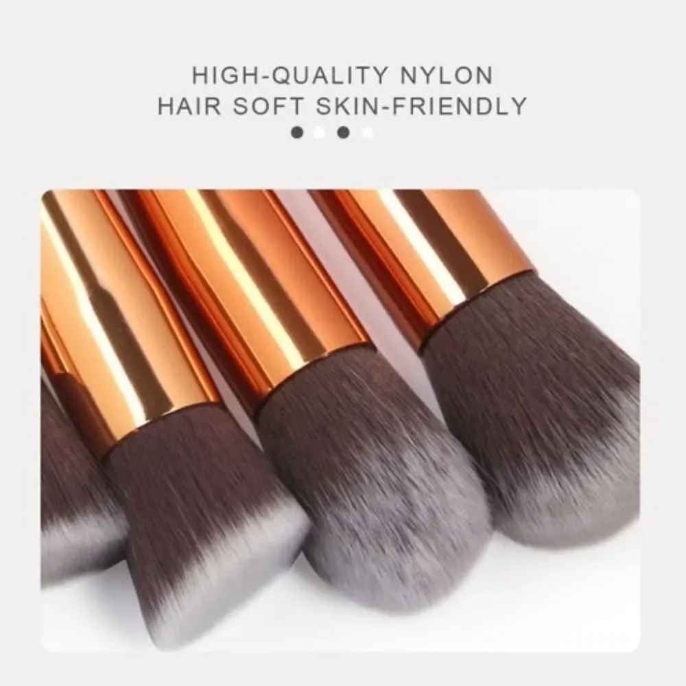 Makeup Brushes 10pc Marble Texture